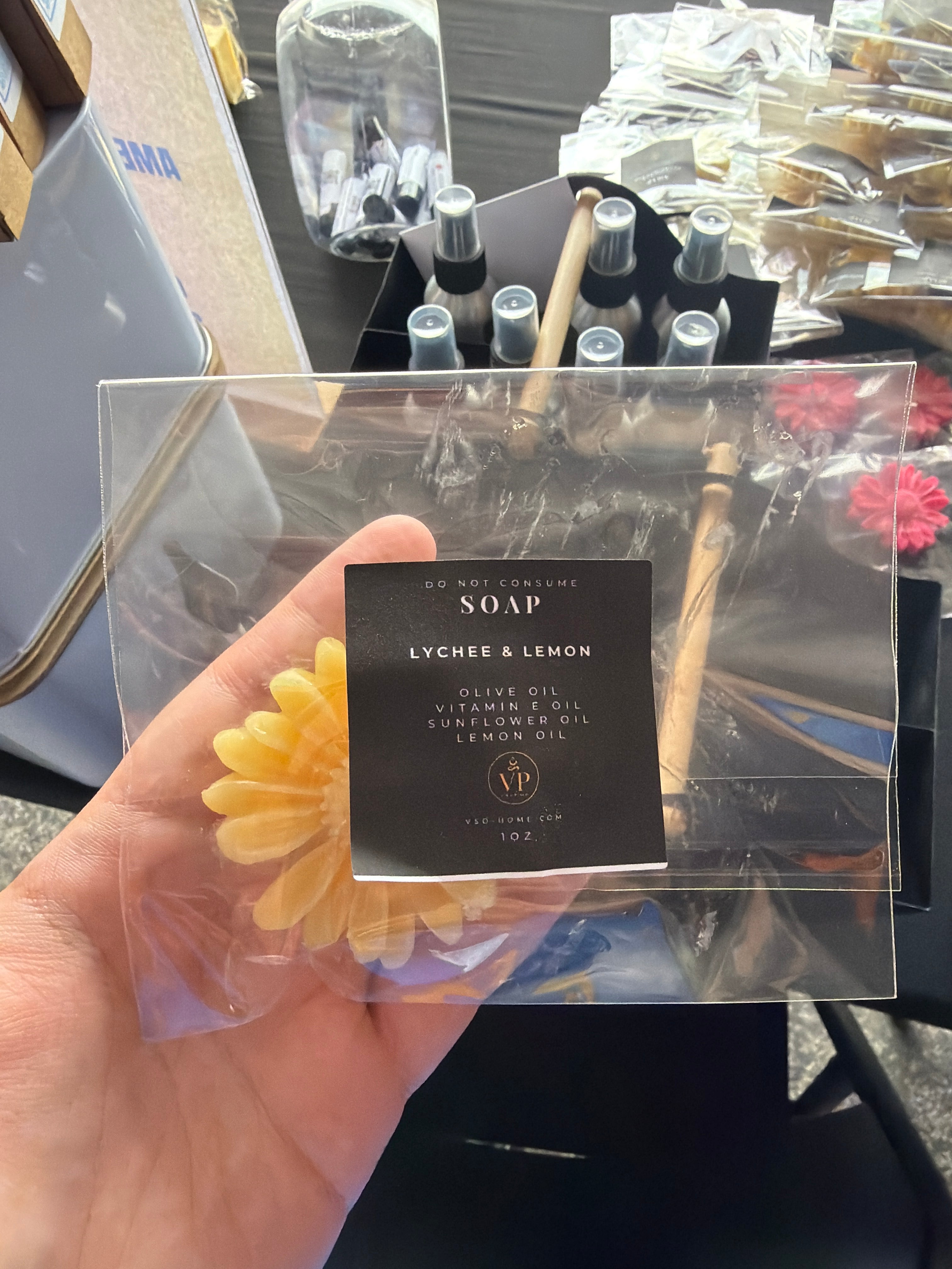Mini soap lemon and lychee