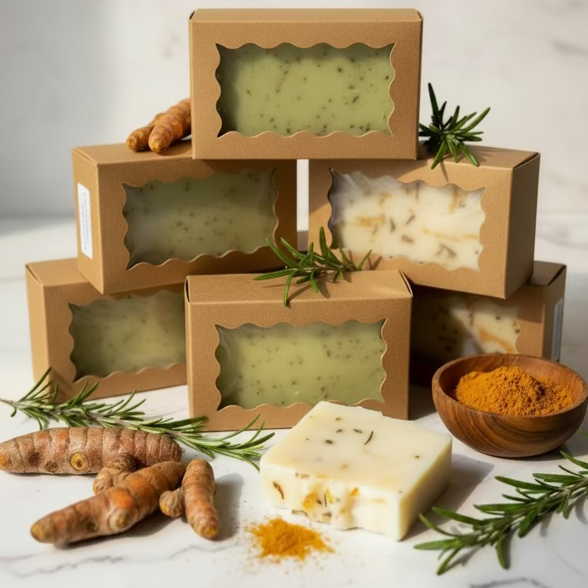 Bar soap Rosemary and Tumeric